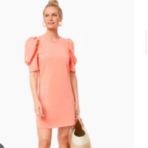 Pomander Place Tuckernuck ‘Stella’ t-shirt dress in coral orange. Size XS